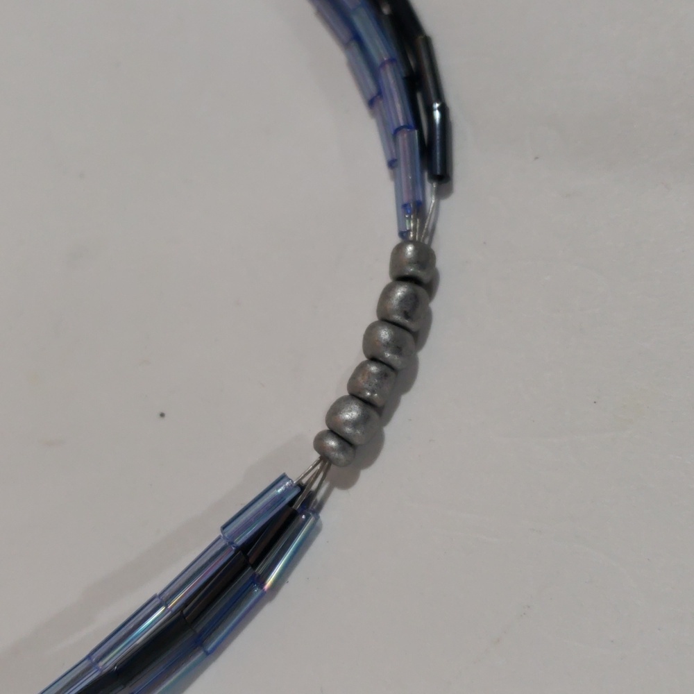 Chico's Silver Multi Strand Multicolor Beads Necklace - Women's Fashion Jewelry - Picture 6 of 11